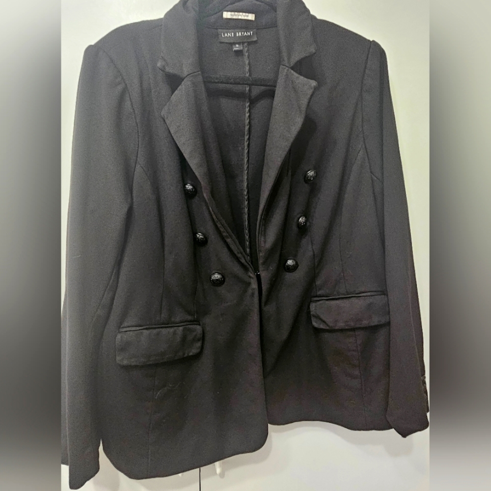 Lane Bryant Black Blazer in a women's size 16.